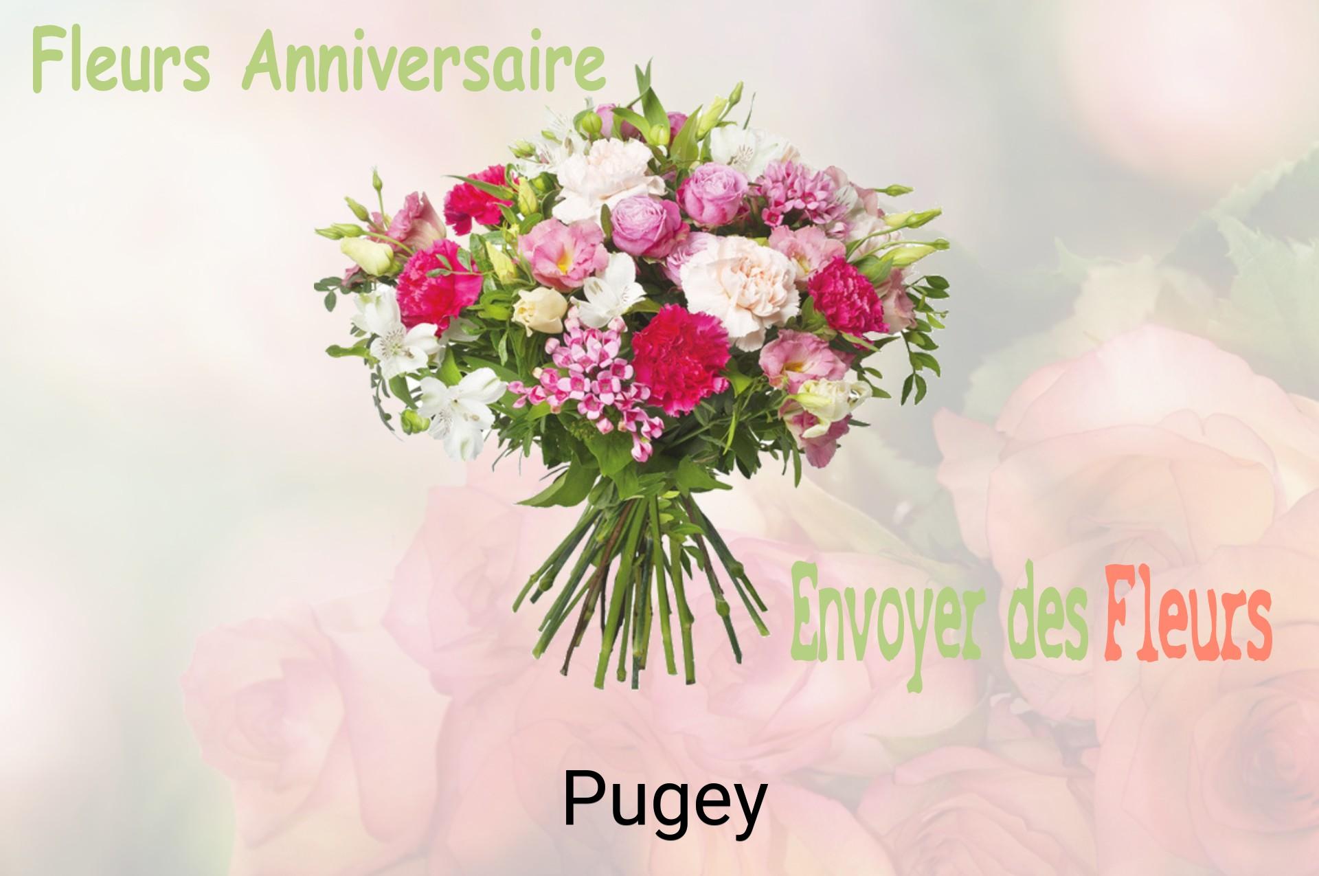 Bouquet de fleurs d’anniversaire livré à Pugey